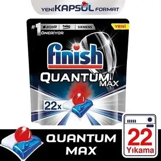 Finish Quantum Max Bulaşık Makinesi Deterjanı 22 Kapsül