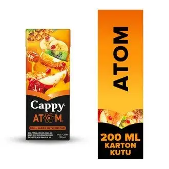 Cappy Atom Ballı Karışık Meyve Nektarı Karton Kutu 200 ML