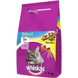 Whiskas Tavuklu Yetişkin Kedi Maması 1,4 Kg