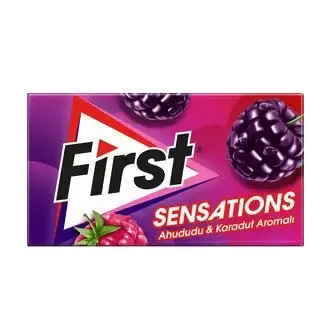First Sensations Ahududu Ve Karadut Aromalı Sakız 27 G
