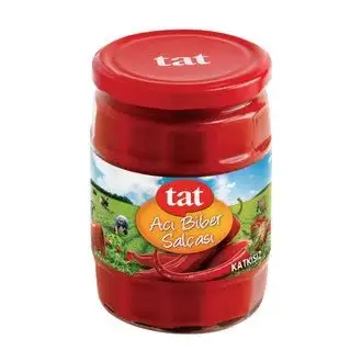 Tat Acı Biber Salçası( Cam )550 Gr
