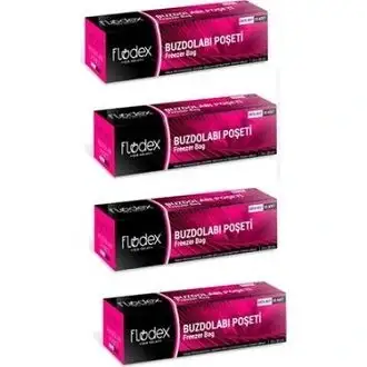 Flodex Buzdolabı Poşeti 4 Al 3 Öde Orta Boy 4x20