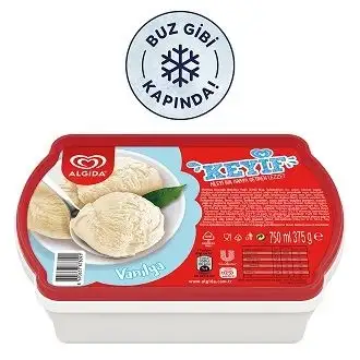 Algida Keyif Vanilya Dondurma  750 Ml
