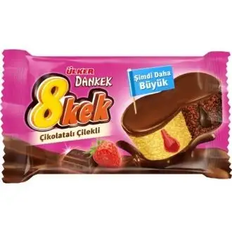 Ülker Dankek 8 Kek Çikolatalı Çilekli 55 gr
