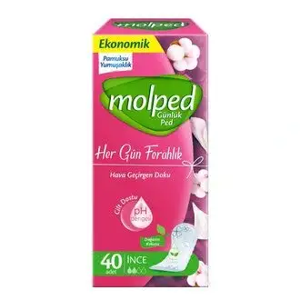 Molped Her Gün Ferahlık Günlük Ped 40 Lı Parfümsüz