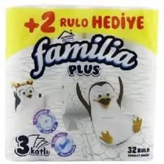 Familia Plus 3 Katlı Tuvalet Kağıdı 32 Li