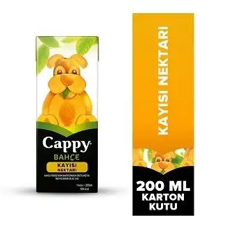 Cappy Bahçe Kayısı Nektarı 200 Ml Kutu