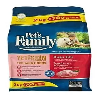 Pets Family Kuzu Etli Yetişkin Köpek Maması 2700gr