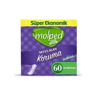 Molped Günlük Yoğun Koruma Süper Ekonomik Hijyenik Ped 60lı