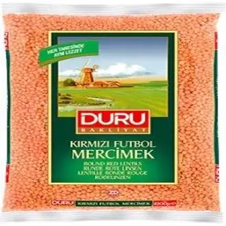 Duru Kırmızı Futbol Mercimek 1 Kg