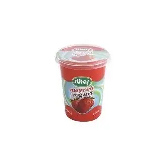 Sütaş Çilek Meyveli Yoğurt 500 Gr