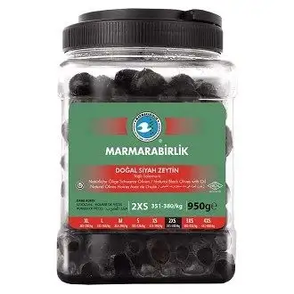 Marmarabirlik Doğal Sİyah Zeytin Yağlı Salamura 950 G 2XS