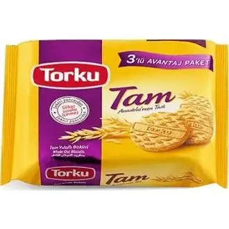 Torku Tam Yulaflı Bisküvi 125 Gr