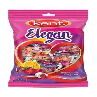 Kent Elegan Meyve Sulu Toffe Şeker 375Gr