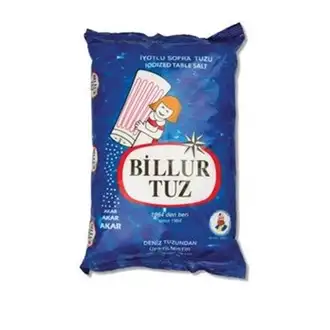 Billur Tuz İyotlu Sofra Tuzu 750 Gr