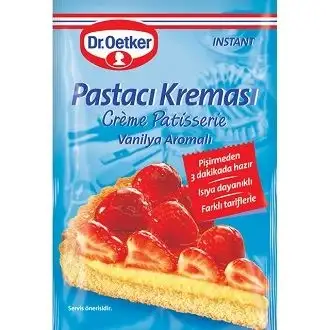 Dr.Oetker Pastacı Kreması Instant Vanilya Aromalı 55 G