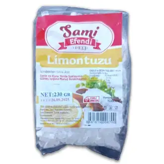 Sami Efendi Limon Tuzu 200 Gr