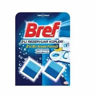 Bref Aktif Tuvalet Temizleme Küpü 50 gr 2 li
