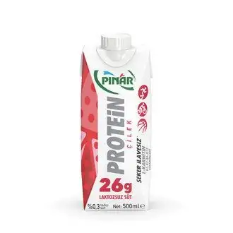 Pınar Proteinli Çilekli Süt 500 Ml