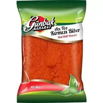 Günbak Toz Biber Acı 80 G