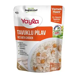 Yayla Hazır Yemek Tavuklu Pirinç Pilavı 200Gr