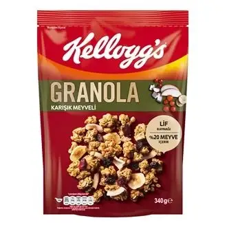 Kelloggs Granola Meyveli  340 G