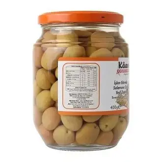 Kaanlar Salamura Çizoli Çizik Yeşil Zeytin 400 G