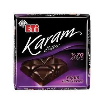 Eti Karam Bitter Kare %70 Kakaolu 60 g