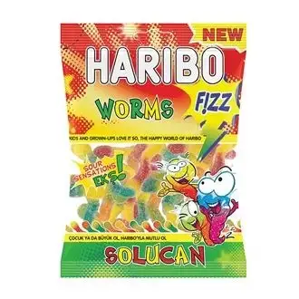 Haribo Fizz Worms 70 Gr