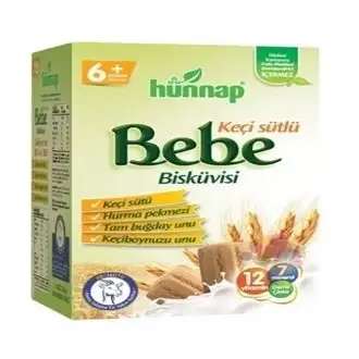 Hünnap Keçi Sütlü Bebe Bisküvisi 400 gr