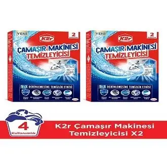 K2R Çamaşır Makinası Temizleyici 2x70 Gr