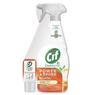 Cif Power&Shine Mutfak Sprey 750Ml+Mutfak Serum 70Ml
