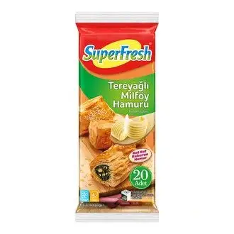 Superfresh Tereyağlı Milföy Hamuru 1 Kg