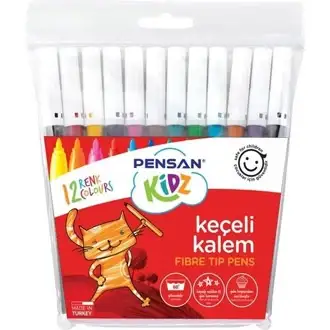 Pensan Keçeli Boya Kalemi 12 li
