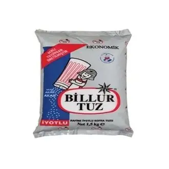 Billur Tuz Gri Ambalaj 1500 Gr