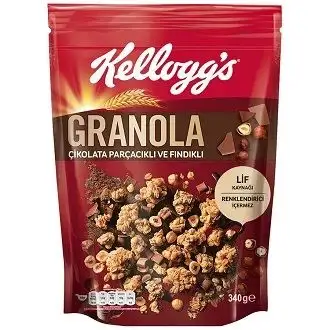 Kelloggs Granola Çikolata Fındık 340 Gr