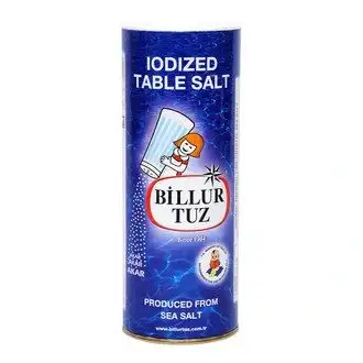 Billur Tuz İyotlu Sofra Tuzu 500 Gr