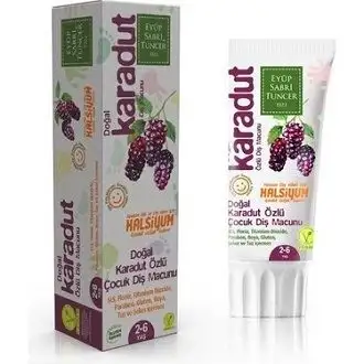 Eyüp Sabri Tuncer Doğal Karadut Özlü Çocuk Diş Macunu 60 ml---------x