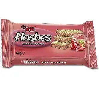Eti Hoşbeş Çilekli Gofret 40 Gr
