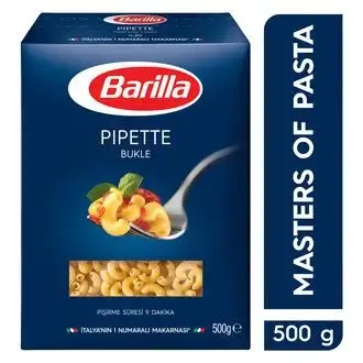 Barilla Pipette Bukle Makarna 500 Gr