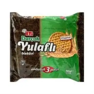 Eti Burçak Yulaflı Bisküvi 3lü Paket 375 GR