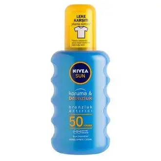 Nivea Sun Güneş Spreyi Koruma & Nem Nemlendirici Gkf 50+ 200 ml
