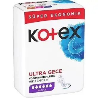 Kotex Ped Ultra Quatro Gece 16 Lı