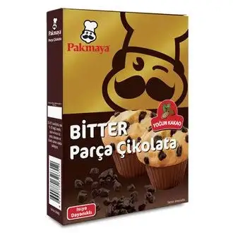 Pakmaya Bitter Parça Çikolata 70 Gr