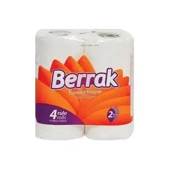 Berrak Tuvalet Kağıdı 2 Katlı 4 Lü