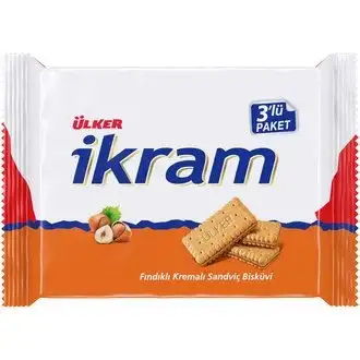 Ülker İkram Kremalı Bisküvi Fındıklı 252 GR