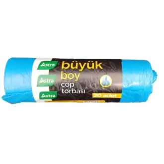 Astra Çöp Torbası Büyük Boy (65x80 cm) 20 Lı