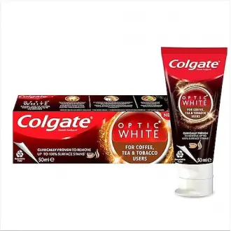 Colgate Optik Beyaz 50 ml For Coffee-Tobacco
