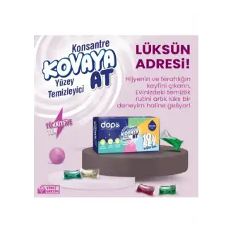 Dops Suda Eriyen Yüzey Temizleyici Kapsülü Parfümlü 30 Lu