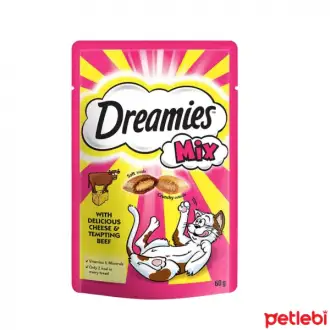 Dreamies Mix Sığır ve Peynirli Kedi Ödülü 60 Gr